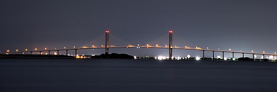 Sidney Lanier Bridge at night.jpg