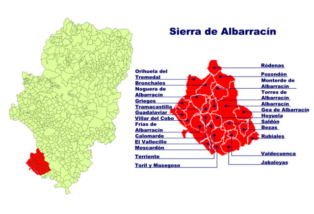 Moscardón: situs