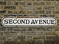 Sign for Second Avenue, NW4 - geograph.org.uk - 2778300.jpg