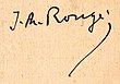 signature de Jacques-Marie Rougé