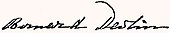 signature de Bernard Devlin (homme politique)