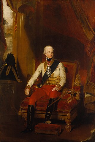 <i>Portrait of Francis I of Austria</i> Painting by Thomas Lawrence