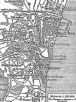 1888 Madras map