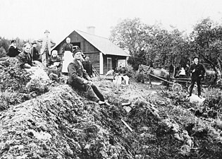 Skomakartorpet kring år 1900.