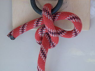 Overhand knot with draw-loop Type of knot