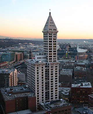 <span class="mw-page-title-main">Smith Tower</span> Historic skyscraper in Seattle, Washington, United States