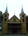 Sobolew - kościół pod wezwaniem Świętych Piotra i Pawła, fasada AL01.JPG