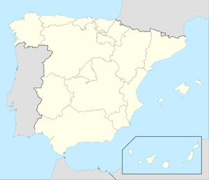Primera División de España 2001-02 está ubicado en España