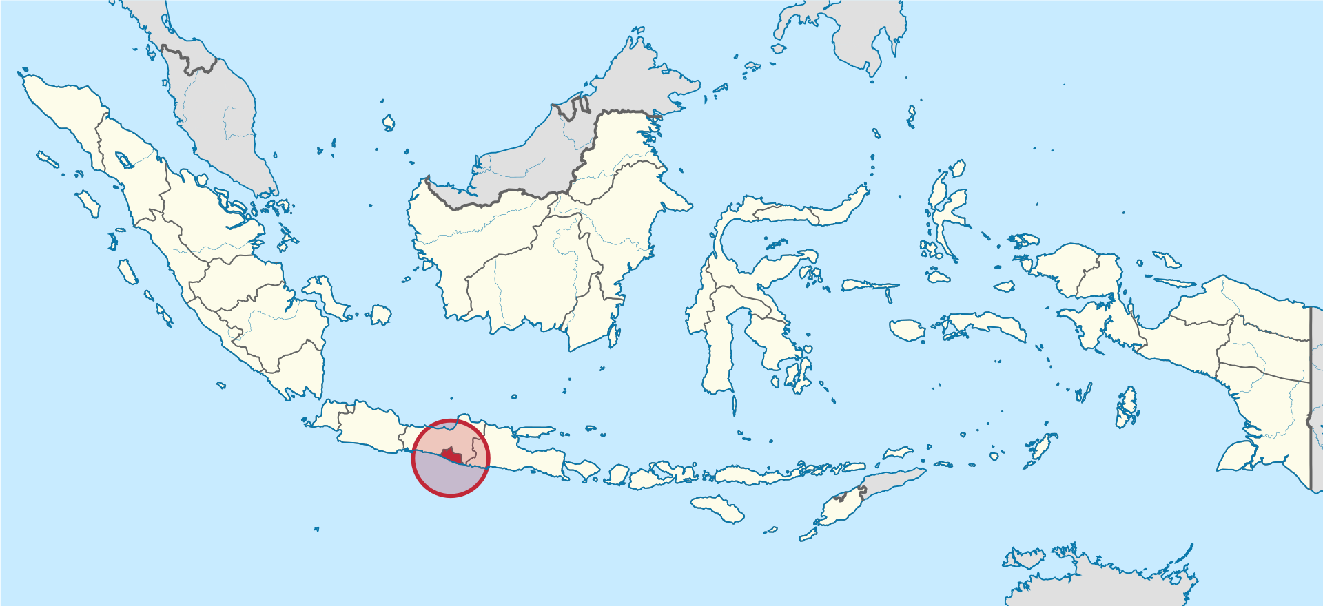 Regione speciale di Yogyakarta – Localizzazione