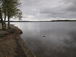 Stöcksjös badplats.