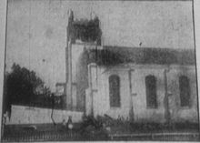 The 1849 church damaged by the 1909 Grand Isle hurricane StJosephsChurchThibodauxAfter1909Hurricane.JPG