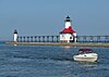 St. Joseph North Pier Inner and Outer Lights Lighthouse Benton Harbor.jpg