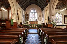 Interior of St Mary's Church St Mary, Monken Hadley, Herts - East end - geograph.org.uk - 1494573.jpg