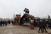 Stand Forche's Grillhüttn auf dem Wintertollwood Festival