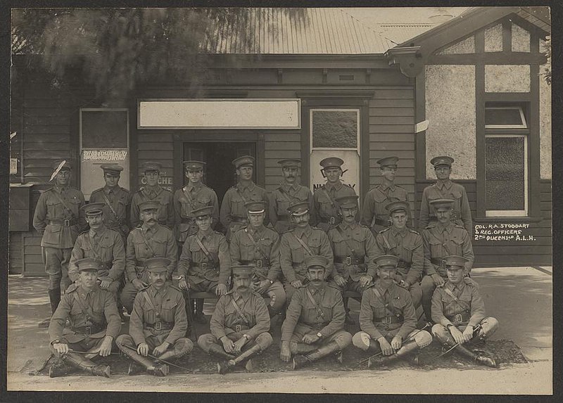 File:StateLibQld 2 253362 Officers of the 2nd Light Horse Regiment, Queensland, 1914.jpg