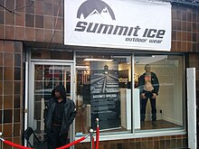 Summit Ice pop-up store in 2017 Summit Ice 2017 pop-up store.jpg