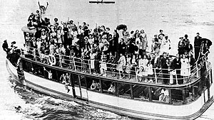 Rodney, moments before she capsized and sank, showing many people on the top deck and few on the lower deck Sydney ferry RODNEY.jpg