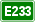 Tabliczka E233.svg