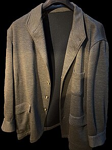 A dark green wool Teba jacket Teba jacket wool.jpg