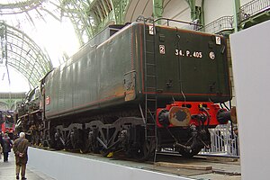 Tender Typ 34. P. 405 der SNCF-Güterzuglok 150 P 13