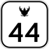 National Highway 44 shield}