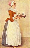The Chocolate Girl (Miss Baldauf) label QS:Len,"The Chocolate Girl (Miss Baldauf)" label QS:Lde,"Das Schokoladenmädchen (Fräulein Baldauf)" 1744