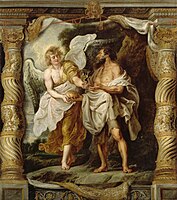 The Prophet Elijah and the Angel 1625-1627