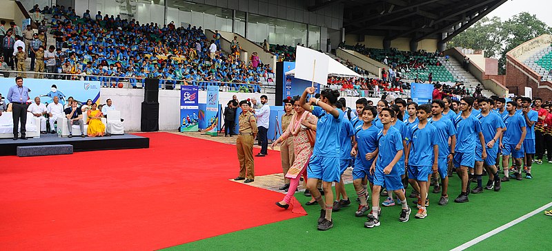 File:The Secretary, (Sports), Shri Injeti Srinivas at the Curtain Raiser function for FIFA Under 17 World Cup 2017, in New Delhi on August 19, 2017 (1).jpg