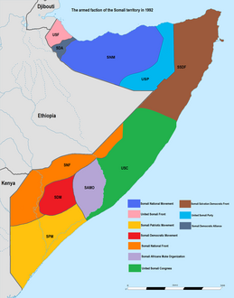 The armed faction of the Somali territory in 1992.png