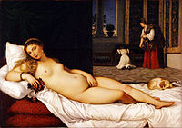 1538 Titian, Venus of Urbino