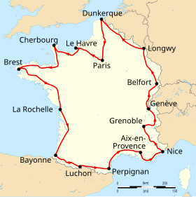 Tour de France 1913 map-fr.svg