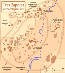 Site plan of Tres Zapotes