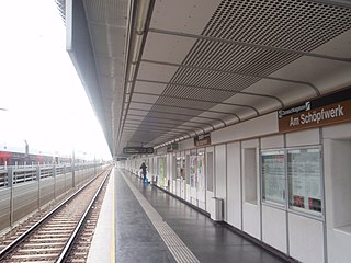 <span class="mw-page-title-main">Am Schöpfwerk station</span> Vienna U-Bahn station