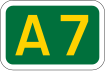 A7 road shield