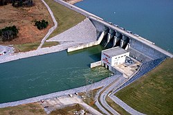 J. Percy Priest Dam and hydroelectric power plant