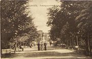 Університетський сад (вид із центру вбік Сумської), 1907-1917 рр.