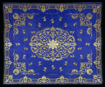 Ottoman era textile canopy from Bulgaria.