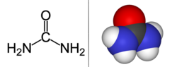 Thumbnail for File:Urea 2D &amp; Urea 3D.png