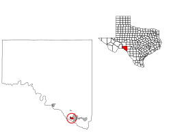 Vị trí trong Quận Val Verde, Texas