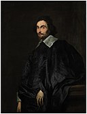 Van Dyck - Portrait of a gentleman, traditionally called a Senator of Antwerp, half-length, leaning on a plinth.jpg