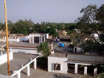 View of Village Sajjan towards South east from a House roof top Village view sajjana.jpg