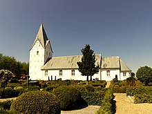 Die Vodder Kirke, etwa 1 km östlich von Frifelt