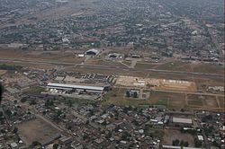 Aéroport de N'Dolo vu d'en haut