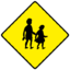 W141 School Ahead -Warning Sign Ireland.png