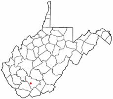 Location of Lester, West Virginia