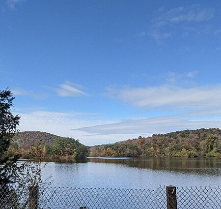 A photo of the Wanaque Reservoir taken from Greenwood Lake Turnpike. WanaqueReservoir.jpg