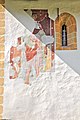 English: Christophorus fresco on the south wall of the subsidiary church Saint Andrew Deutsch: Christophorus-Fresko auf der Süd-Wand der Filialkirche Heiliger Andreas