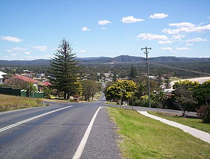 How to get to Woolgoolga with public transport- About the place