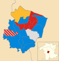 Worcester UK local election 2004 map.svg
