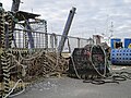 Fishing nets at Yarmouth Harbour]], Isle of Wight.